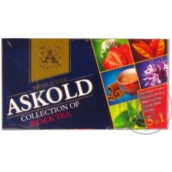 Чай чорний Askold Assorti 25*2г купити, ціни на МегаМаркет - фото 1