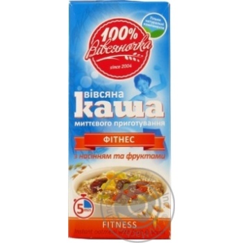 Vivsyanochka Fitness Instant Cooking Oatmeal Porridge 450g - buy, prices for NOVUS - photo 1