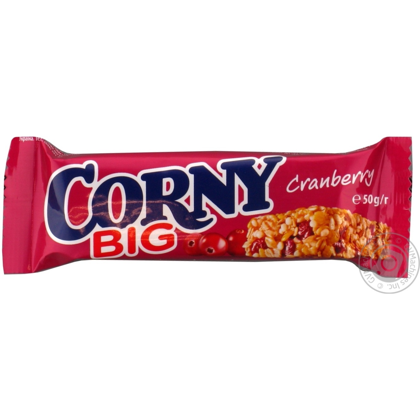

Батончик злаковый Corny Big Cranberry 50г