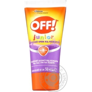 Крем против комаров OFF! Junior  Экстрим 50мл купить, цены на МегаМаркет - фото 5