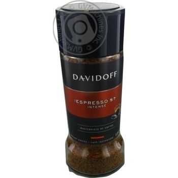 Кофе Davidoff Espresso 57 растворимый сублимированный 100г купить, цены на МегаМаркет - фото 1