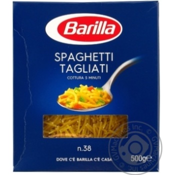 Макаронные изделия Barilla tagliati №38 500г - купить, цены на NOVUS - фото 1