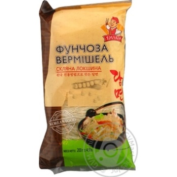 Вермішель Фунчоза Ямчан скляна локшина 200г х36 купити, ціни на МегаМаркет - фото 1