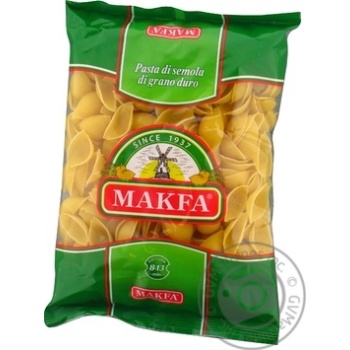 Макаронні вироби МАКFА Ракушки в/г 400г х6 купити, ціни на МегаМаркет - фото 1