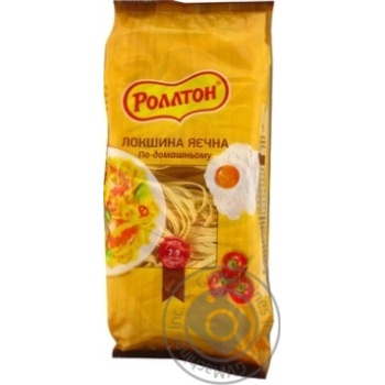 Лапша яичная Роллтон по-домашнему 400г купить, цены на МегаМаркет - фото 1