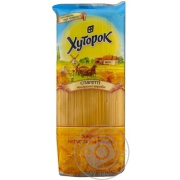 Макароны спагетти Хуторок 700г купить, цены на МегаМаркет - фото 1