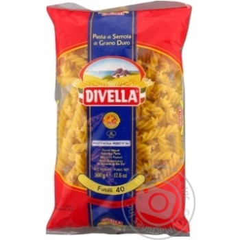 Макаронні вироби Divella Fusilli №40 500г купити, ціни на МегаМаркет - фото 1