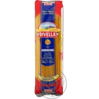 Макаронні вироби Divella Spaghettini №9 500г купити, ціни на МегаМаркет - фото 1