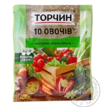 Torchyn 10 vegetables universal seasonings 60g - buy, prices for MegaMarket - photo 1