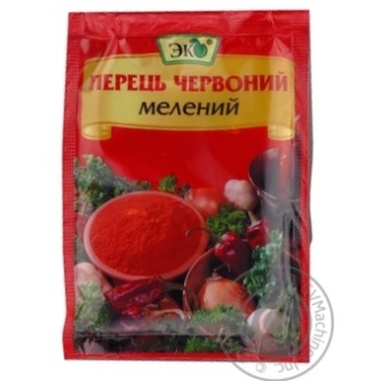 Перец Эко красный молотый 20г купить, цены на МегаМаркет - фото 1