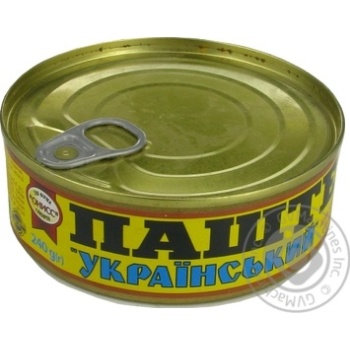 Паштет Онніс Український 240г купити, ціни на МегаМаркет - фото 1
