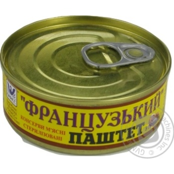 Паштет Онісс Французький з грибами 100г купити, ціни на МегаМаркет - фото 1