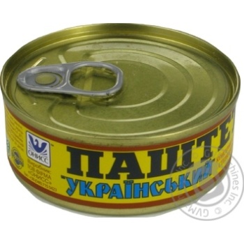 Pate Oniss Ukrainian meat 100g can - buy, prices for MegaMarket - photo 1