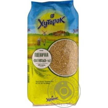 Крупа пшенична Хуторок 800г купити, ціни на МегаМаркет - фото 1