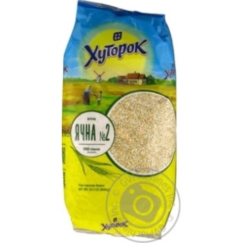 Khutorok barley groat 800g - buy, prices for MegaMarket - photo 1