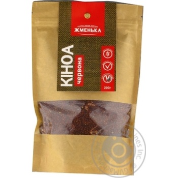 Zhmenka quinoa red groat 200g - buy, prices for MegaMarket - photo 1