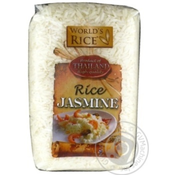 Groats rice jasmine World's rice long grain white 500g - buy, prices for MegaMarket - photo 1