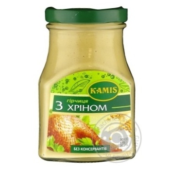 Горчица Kamis с хреном 200г купить, цены на МегаМаркет - фото 1