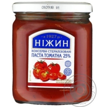 Tomato paste Nizhyn tomato 470g glass jar - buy, prices for MegaMarket - photo 1