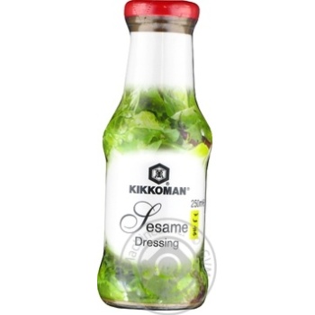 Cоус Kikkoman Салатный с кунжутом 250мл купить, цены на МегаМаркет - фото 1