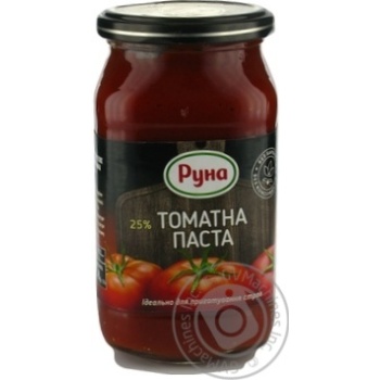 Паста томатна Руна 25% 490г купити, ціни на МегаМаркет - фото 1