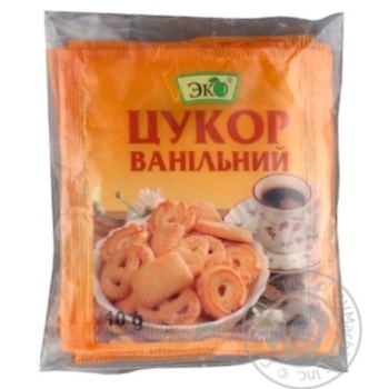 Сахар ванильный ЭКО 10г купить, цены на МегаМаркет - фото 1
