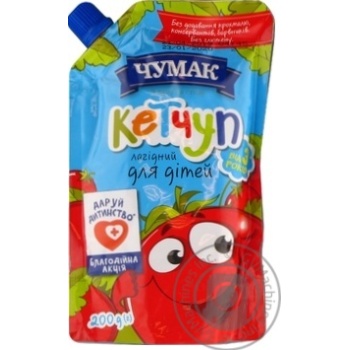 Ketchup Chumak Gentle for children 200g - buy, prices for MegaMarket - photo 1