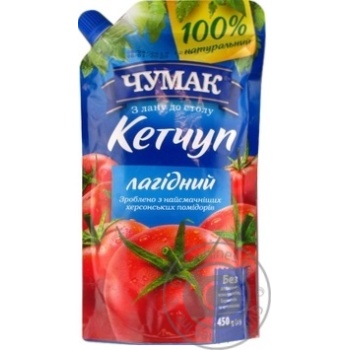 Кетчуп Чумак Лагідний 450г купити, ціни на МегаМаркет - фото 3
