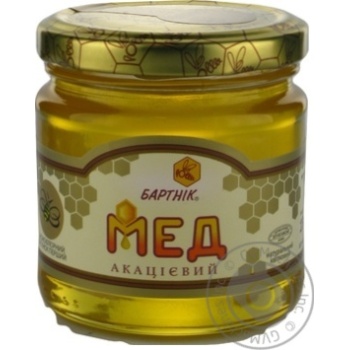 Мед акацієвий 250г Бартнік купити, ціни на МегаМаркет - фото 1