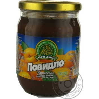 Повидло Дари ланів Абрикосове 500г купити, ціни на МегаМаркет - фото 1