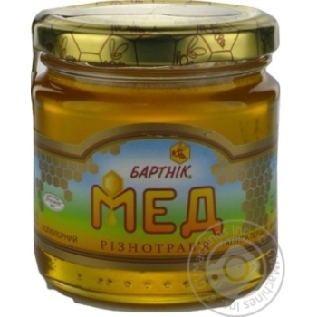 Мед Бартнік різнотрав’я натуральний 250г купити, ціни на МегаМаркет - фото 1