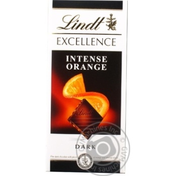 Chocolate black Lindt orange 47% 100g France