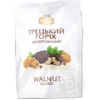 Цукерки MagNut Грецький горіх глазурований 100г купити, ціни на МегаМаркет - фото 1