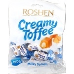 Ирис Roshen Milky Splash с молочной начиинкою 150г
