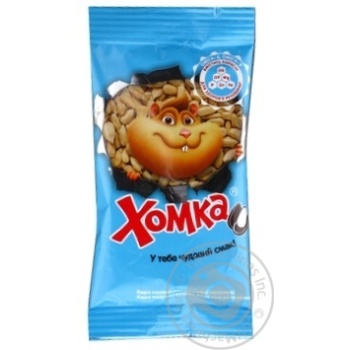 Khomka unsalted cleaned sunflower seeds 50g - buy, prices for MegaMarket - photo 1
