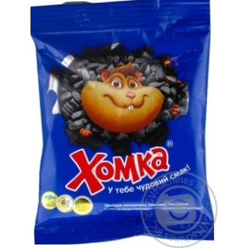 Khomka unsalted sunflower seeds 80g - buy, prices for MegaMarket - photo 1