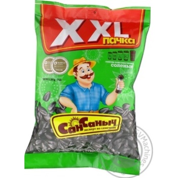 San Sanych with salt fried sunflower seeds 250g - buy, prices for MegaMarket - photo 1