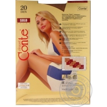 Tights Conte natural polyamide for women 20den 5size - buy, prices for MegaMarket - photo 4
