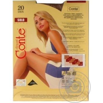 Tights Conte bronze polyamide for women 20den 4size - buy, prices for MegaMarket - photo 4