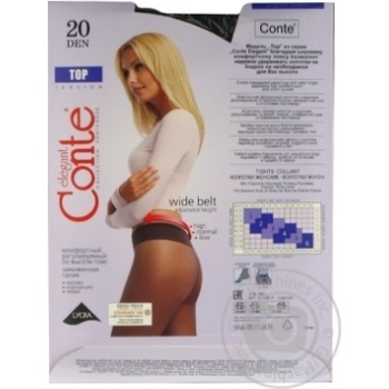 Tights Conte polyamide for women 20den 4size - buy, prices for MegaMarket - photo 4