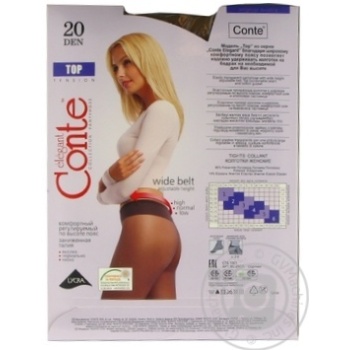 Conte Top 20 den Bronz Tights for Women Size 2 - buy, prices for MegaMarket - photo 5