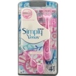 Станки для гоління Gillette Simply Venus 3 одноразові для жінок 4шт