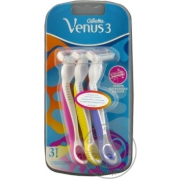 Бритвы одноразовые Simply Venus 3 Plus 3шт купить, цены на МегаМаркет - фото 2