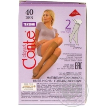 Knee highs Conte nero polyamide for women 40den - buy, prices for MegaMarket - photo 4