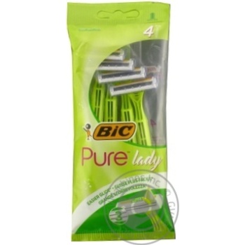 Бритва жіноча BIC Pure 3 lady 4шт купити, ціни на МегаМаркет - фото 2