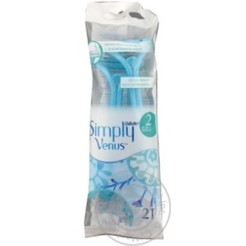 Бритвы одноразовые Simply Venus 2 2шт купить, цены на МегаМаркет - фото 2
