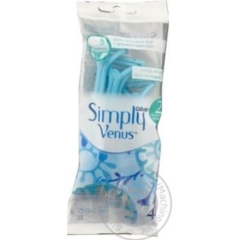Disposable Razors Simply Venus 2 4count - buy, prices for MegaMarket - photo 3