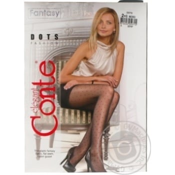 Tights Conte black for women 20den 2size - buy, prices for MegaMarket - photo 1