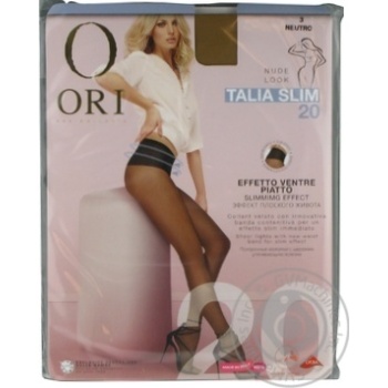 Ori Talia Slim Natural Beige Tights 20 den Size 3 - buy, prices for NOVUS - photo 1