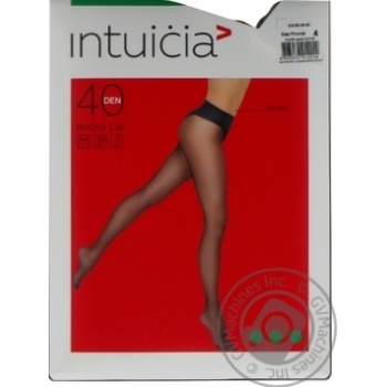 Колготы Intuicia Bikini LW 40Den женские р.4 дымчатый - купить, цены на NOVUS - фото 1